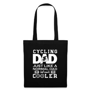 Cycling Dat just like a normal dad but much cooler - Tote Bag - black - Front