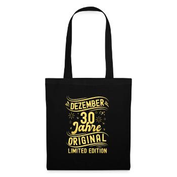 Décembre 30 ans Original Limited Edition - Sac en tissu - noir - Devant