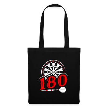 Darts 180 Dartscheibe Dartpfeil 180 Dart - Stoffbeutel - Schwarz - Vorne