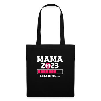 Mom 2023 Baby loading Pregnant with Girl - Tote Bag - black - Front
