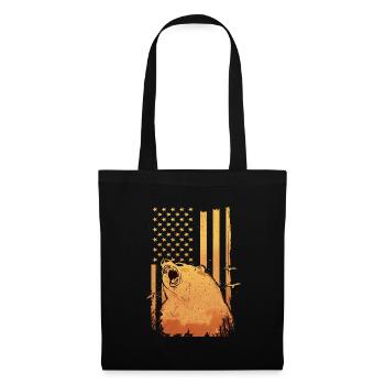 Bear Grizzly Bear Brown Bear Bears - Tote Bag - black - Front