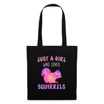 Squirrel Animal - Tote Bag - black - Front