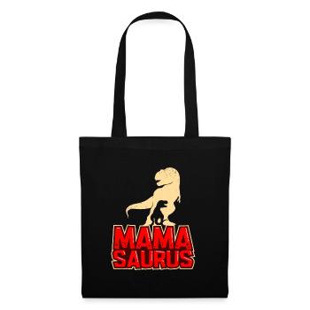 Mama Saurus Mom-to-be Mother's Day - Tote Bag - black - Front