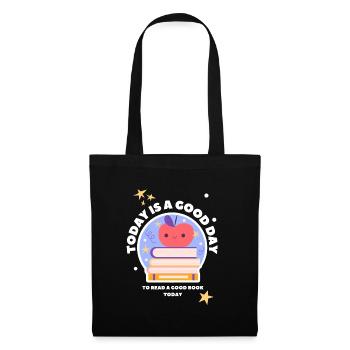 Its a good day to read a book today - Bookworm - Tote Bag - black - Front