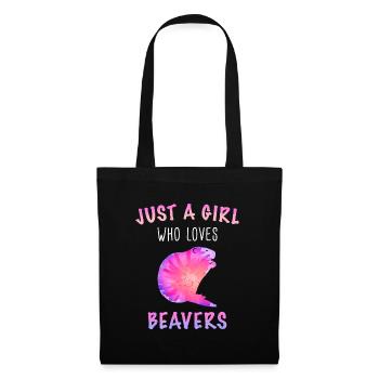 Beaver Animal - Tote Bag - black - Front