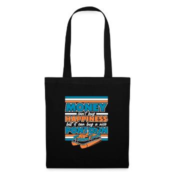Ponton boat Captain Pontoon boats - Sac en tissu - noir - Devant