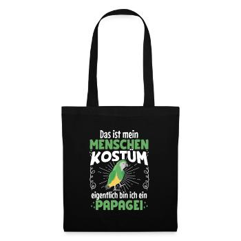 This is my human costume parrot Halloween - Tote Bag - black - Front