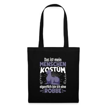 This is my human costume seal Halloween - Tote Bag - black - Front