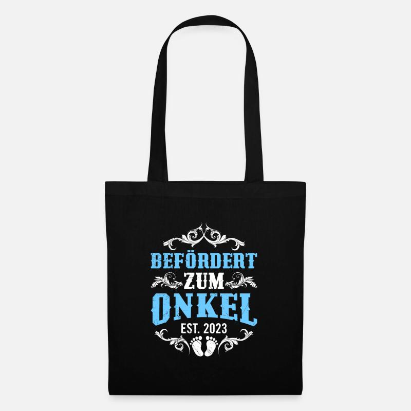 Onkel 2023 - Stoffbeutel - Schwarz