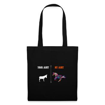 Your Aunt My Aunt Best Aunt Cool Aunt - Tote Bag - black - Front