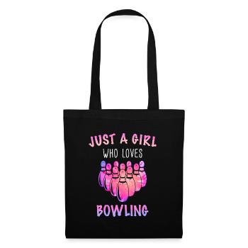 Bowling Bowler Pin Ball Bowling Ball - Sac en tissu - noir - Devant