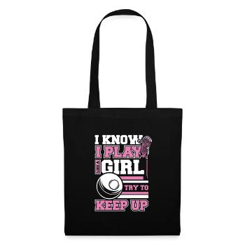 Lacrosse Sports Lacrosse Players - Tote Bag - black - Front