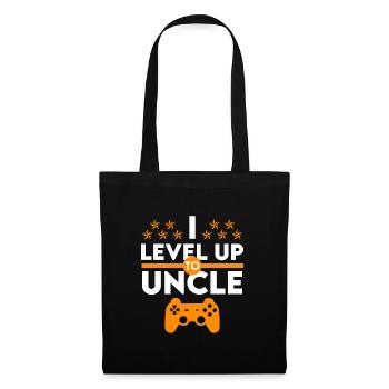 I level Up to Uncle Surprise Uncle 2023 - Tote Bag - black - Front
