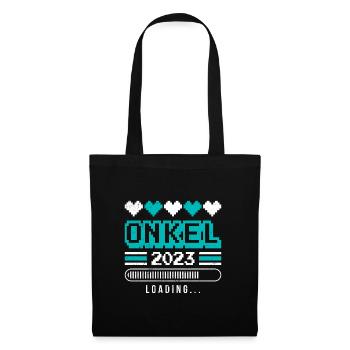 Onkel 2023 loading - Stoffbeutel - Schwarz - Vorne