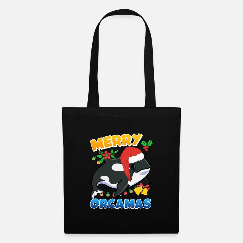 Merry Orcamas Orca Wal - Stoffbeutel - Schwarz
