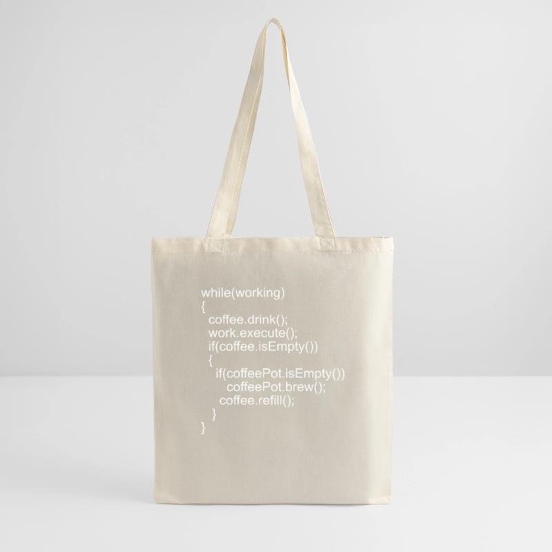 Source code Program code for programmers Tote Bag
