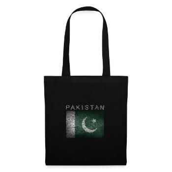 Pakistan Flag - Tote Bag - black - Front