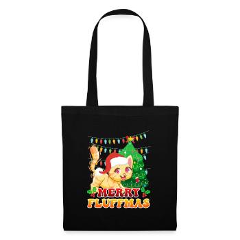 Joyeux Noël des chats de Fluffma - Sac en tissu - noir - Devant