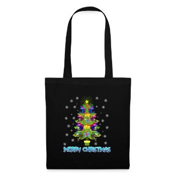 Merry Fish Tree Fish Angler - Tote Bag - black - Front
