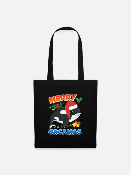 Merry Orcamas Orca Wal - Stoffbeutel - Schwarz