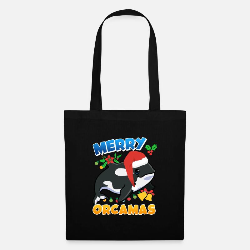Merry Orcamas Orca Wal - Stoffbeutel - Schwarz