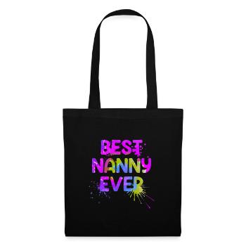 The best nanny in the world Best childminder - Tote Bag - black - Front