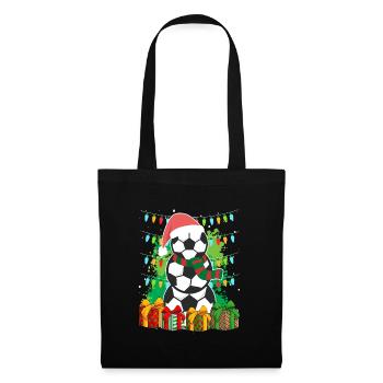 Football Snowman Football Fan Football Player - Tote Bag - black - Front