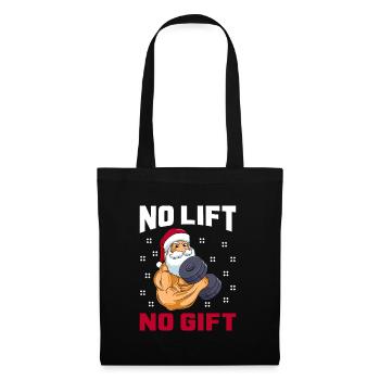 St. Nicholas with dumbbells No Lift no Gift - Tote Bag - black - Front