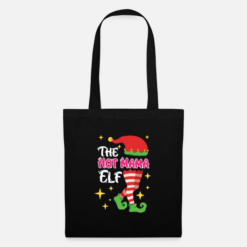 The Elf Mutter Elfe - Stoffbeutel - Schwarz
