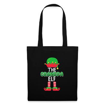 Opa Elfe Grandpa Elf - Tote Bag - black - Front