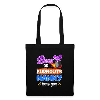 Loop or burnout love you childminder - Tote Bag - black - Front