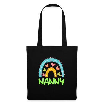 Rainbow Love Je suis assistante maternelle - Sac en tissu - noir - Devant