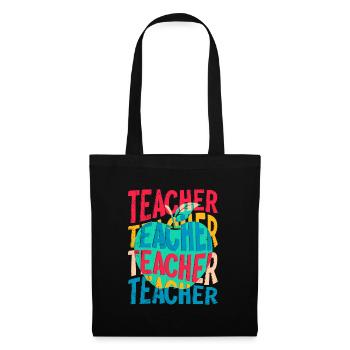 Enseignant Je suis enseignant - Sac en tissu - noir - Devant