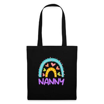 Rainbow Love Je suis assistante maternelle - Sac en tissu - noir - Devant