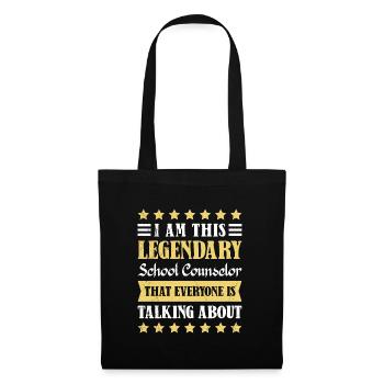 School accompaniment I am this school companion - Tote Bag - black - Front