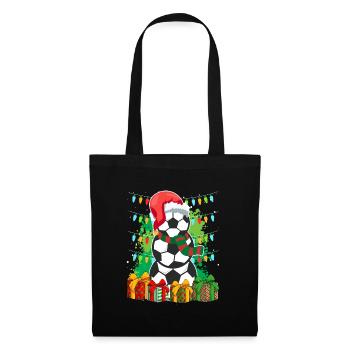 Football Snowman Football Fan Football Player - Tote Bag - black - Front