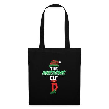 The awesome Elf unglaubliche Elfe - Stoffbeutel - Schwarz - Vorne