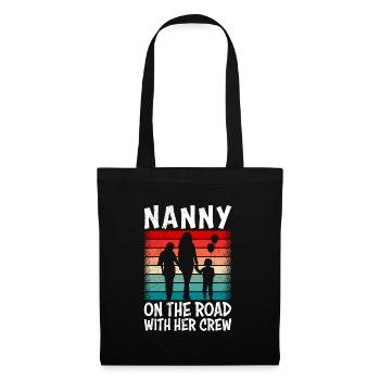 Assistante maternelle sur la route avec son équipage Assistante maternelle - Sac en tissu - noir - Devant