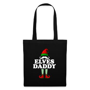 Elves Papa Christmas Father Elves Family - Tote Bag - black - Front