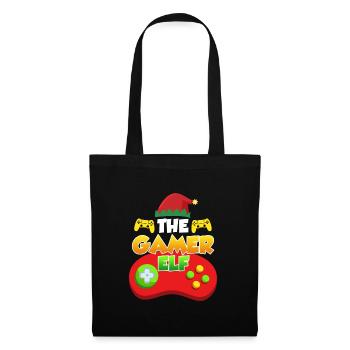 The Gamer Elf Gaming - Stoffbeutel - Schwarz - Vorne