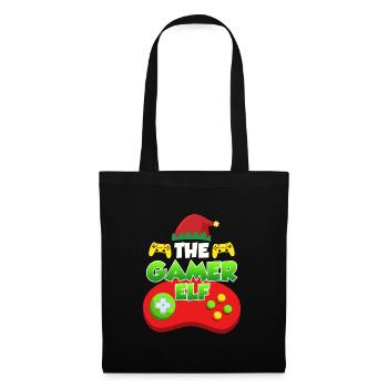 The Gamer Elf Gaming - Stoffbeutel - Schwarz - Vorne