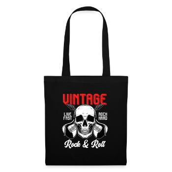 Rock&Roll Rock Rock Metal Gitarre - Stoffbeutel - Schwarz - Vorne