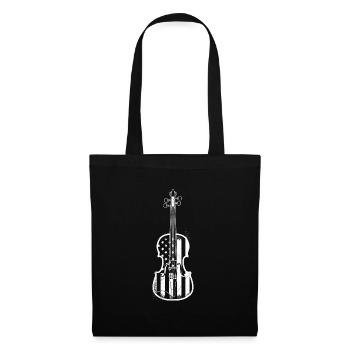 USA I'm a musician I play guitar cello - Tote Bag - black - Front