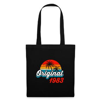 1983 Anniversaire 40 ans - Sac en tissu - noir - Devant