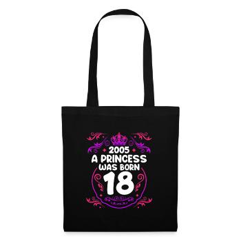 Girl 18 years 18th birthday - Tote Bag - black - Front
