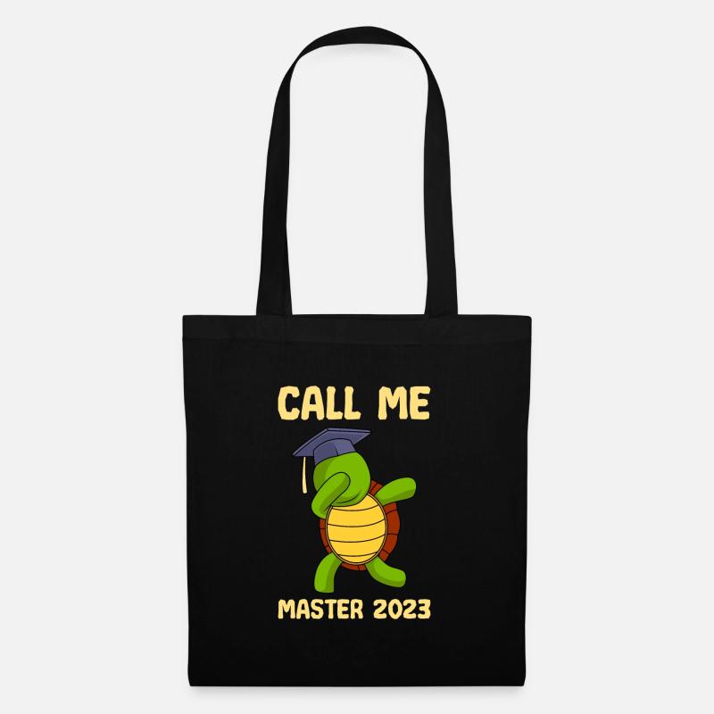Call me Master 2023 Master Abschluss - Stoffbeutel - Schwarz
