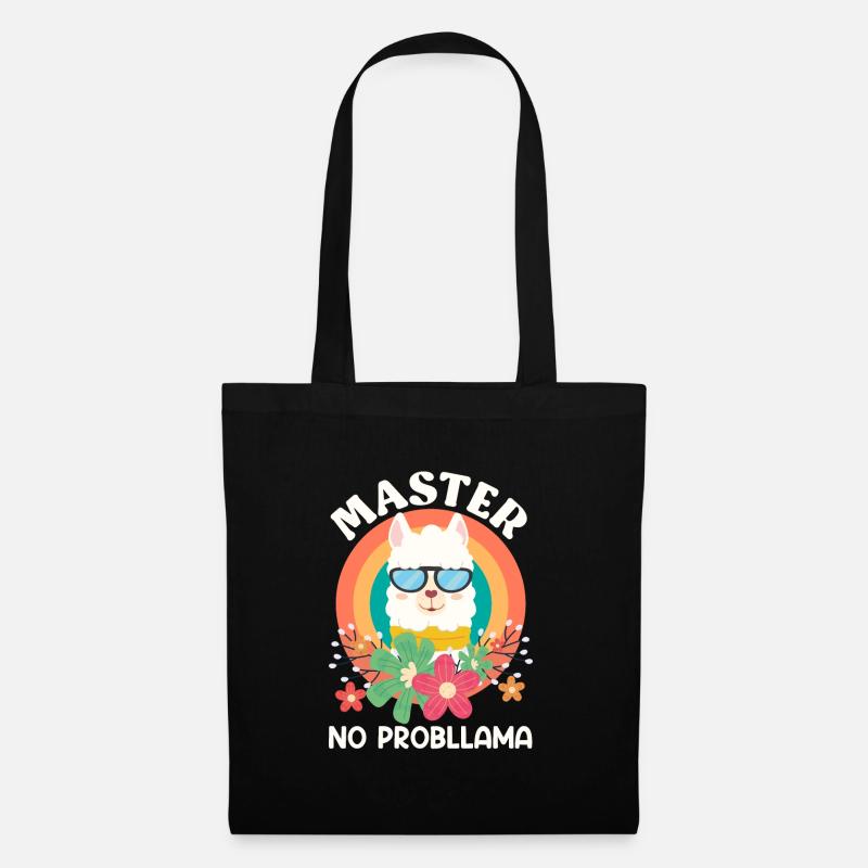 Master 2023 No Probllama Master's Degree - Tote Bag - black