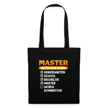 Kindergarten School Bachelor Master Degree - Tote Bag - black - Front