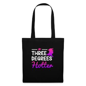Three Degrees Bachelor Master Doctoral Degree - Tote Bag - black - Front