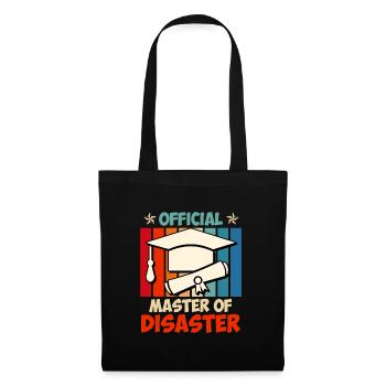 Official Master of Disaster Master Degree - Tote Bag - black - Front